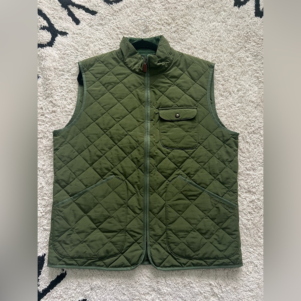 Vineyard Vines green quilted vest